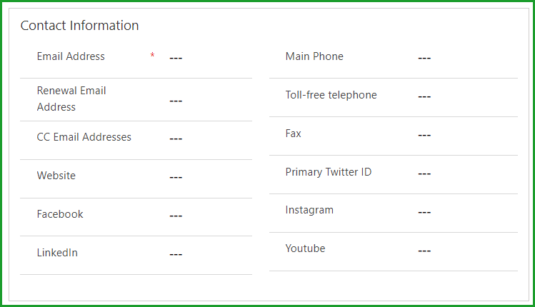 Contact Info