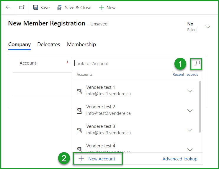 Create Account