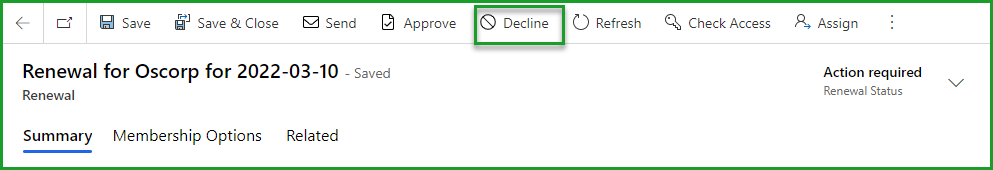 Decline