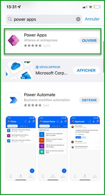 Download PowerApps Mobile