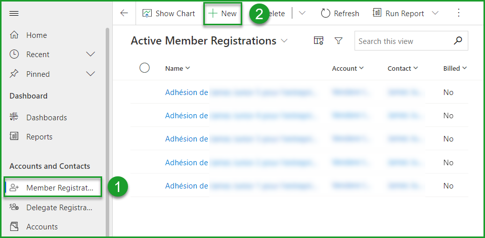 New Registration
