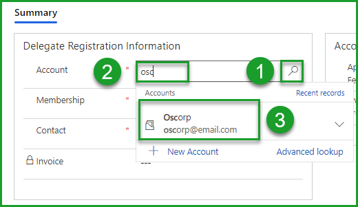 Select Account