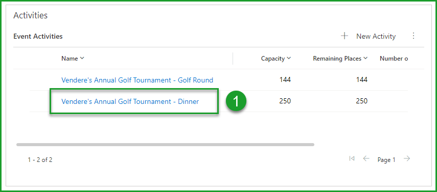 Select Activity