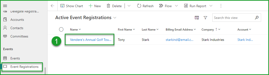Select registration