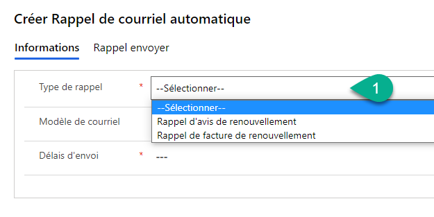 Configure reminders