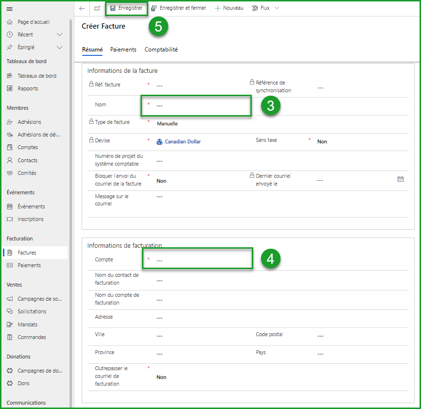Create Invoice