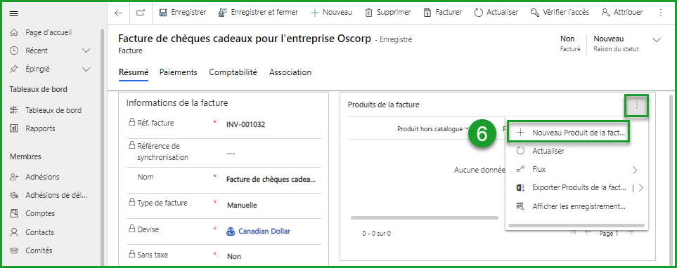Create Invoice