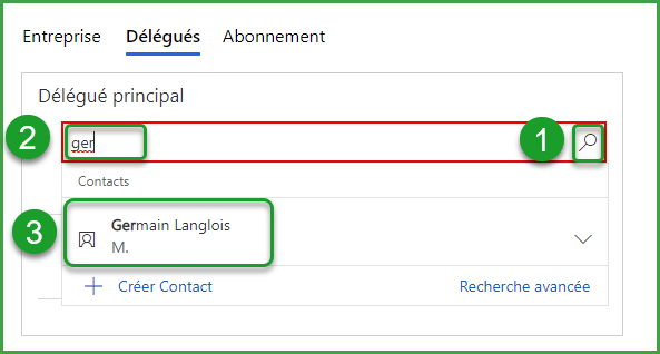 Choisir délégué