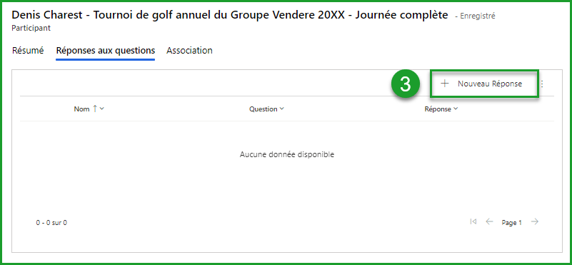 Nouvelle Réponse