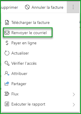 Renvoyer Courriel