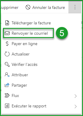 Renvoyer Courriel